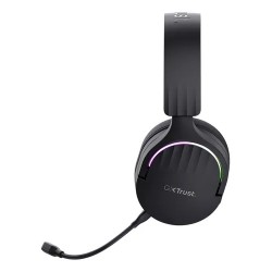 Trust audifonos inalambricos gamer color negro - 24901