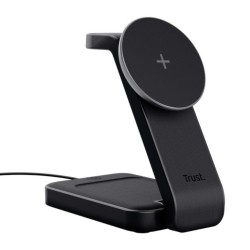 Trust soporte Viro de carga magnetico inalambrico 3 en 1 para iPhone, Apple Watch y AirPods - 25464