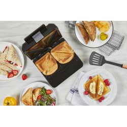 Black+Decker sandwichera de  facil limpieza color negro - SM602F-1BDLA