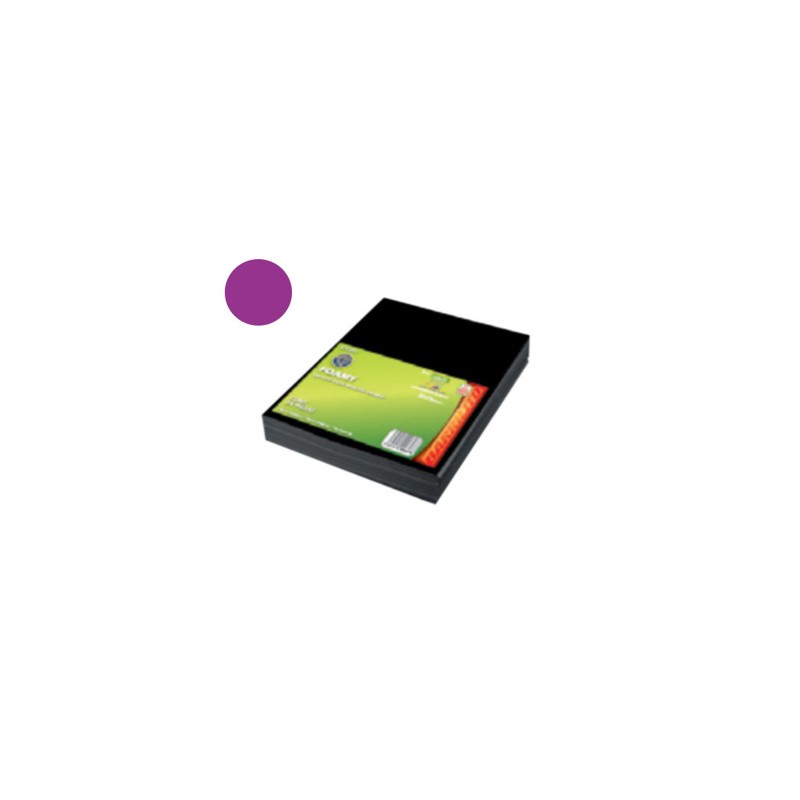 Barrilito foamy  carta terciopelo lila pk 10 unidades fleva006