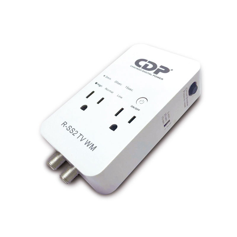 CDP supresor de picos para electrodomesticos para tv-audio y video/ 1800w/15amp  R SS2TV