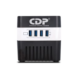 CDP regulador 120 v  500 va/ 250 w avr 4 nema15  4usb RU-AVR604
