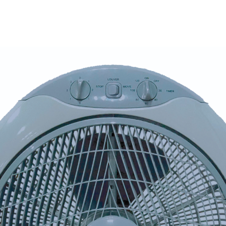 CHIQ Ventilador Box piso 16" 3 Vel temporizador gris - CQVB16T1O1C