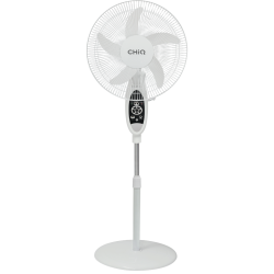 CHIQ Ventilador Pie Recargable 16" 9 vel temporizador puerto USB Luz Led - CQVF16RN0IT1W