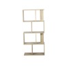 Kenneth Cole estante 4 niveles color roble  W60 x H130 x D24 cm-KCWD2022051-O