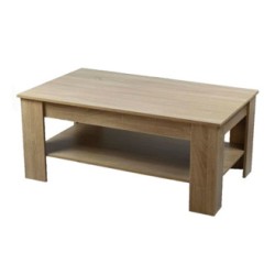 Kenneth Cole mesa de centro color roble W110 x H47 x D65 cm-KCWD2022059-O