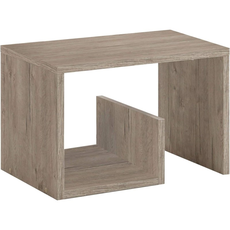 Kenneth Cole mesa de centro tipo librero color roble - KCWD2022055-OA