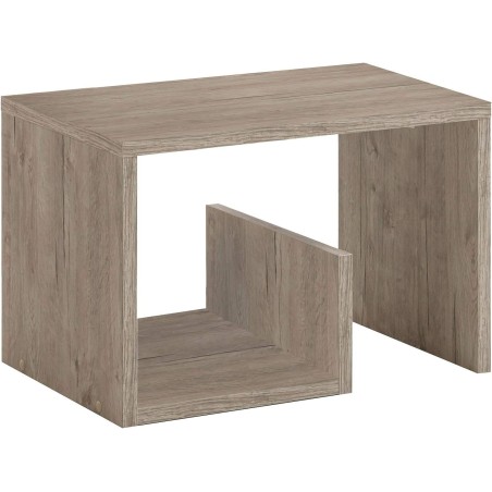 Kenneth Cole mesa de centro tipo librero color roble - KCWD2022055-OA