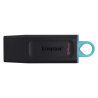 Kingston memoria exodia negra con turquesa 64GB usb 3.2 DTX