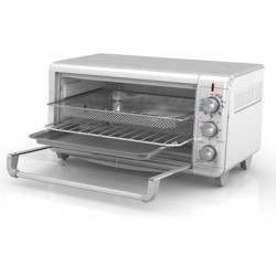Black + Decker Horno con Freidora de Aire 8 rebanadas inox TO3265xSS-LA